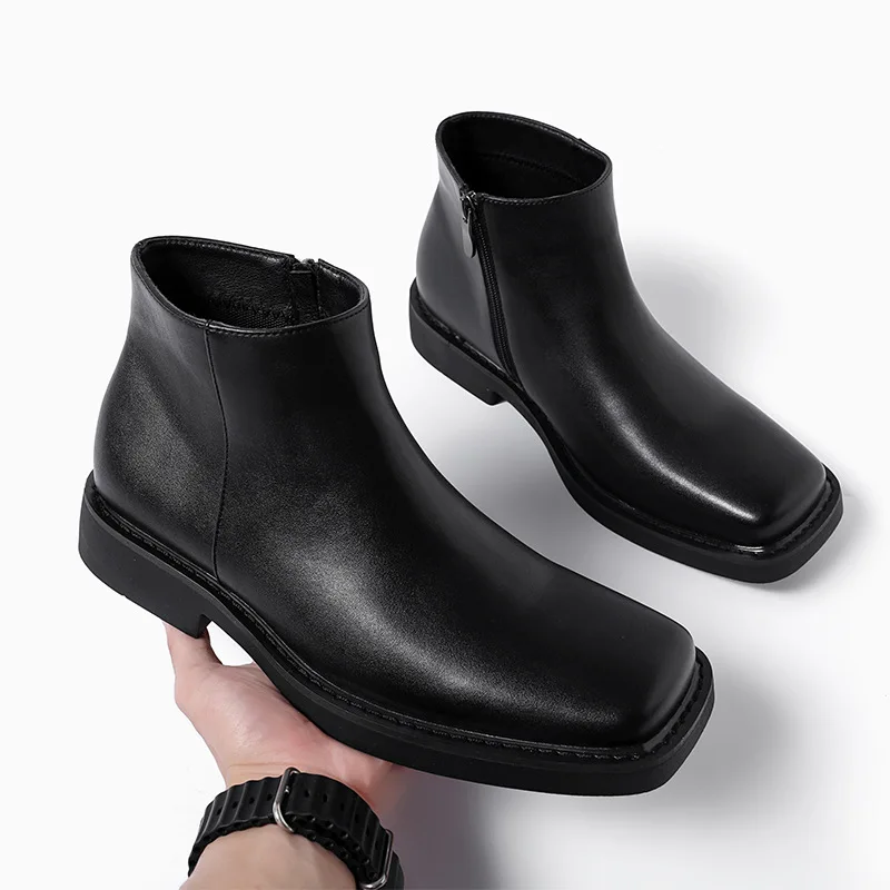 Men Formal Wear Shoes - Black New Fashion Men Casual Leather