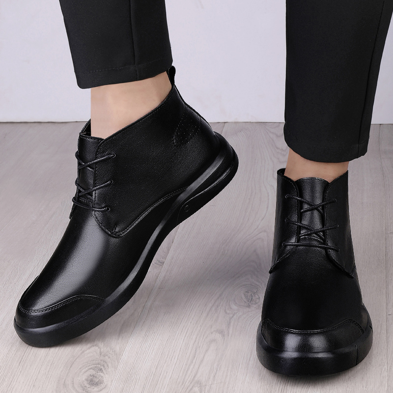 Men Formal Wear Shoes - Famous Luxury Ankle Boots High Quality