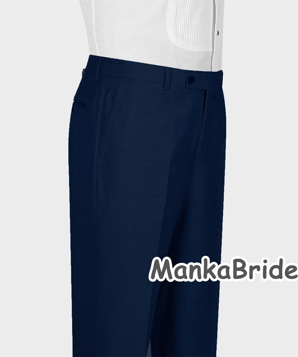 Elegant Navy Blue Classic Wedd - Elegant Formal Men'S Wear recension och pris