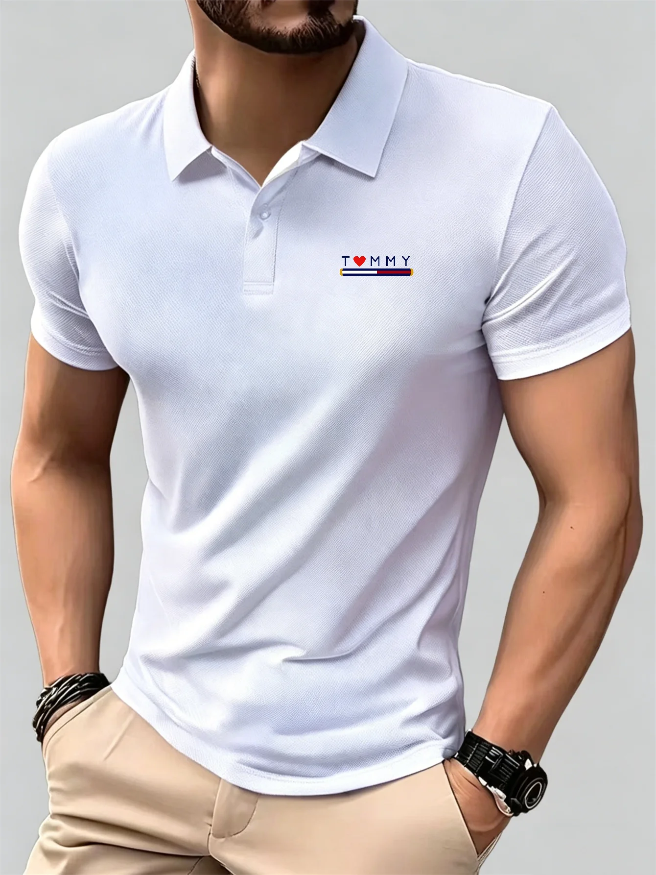 New Breathable Short Sleeve Bu - Men'S Used Formal Wear recension och pris