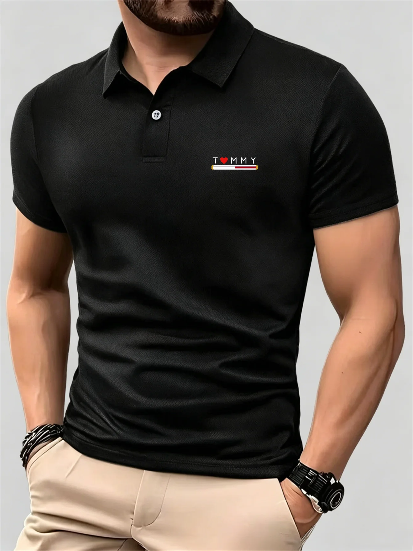 New Breathable Short Sleeve Bu - Men'S Used Formal Wear recension och pris