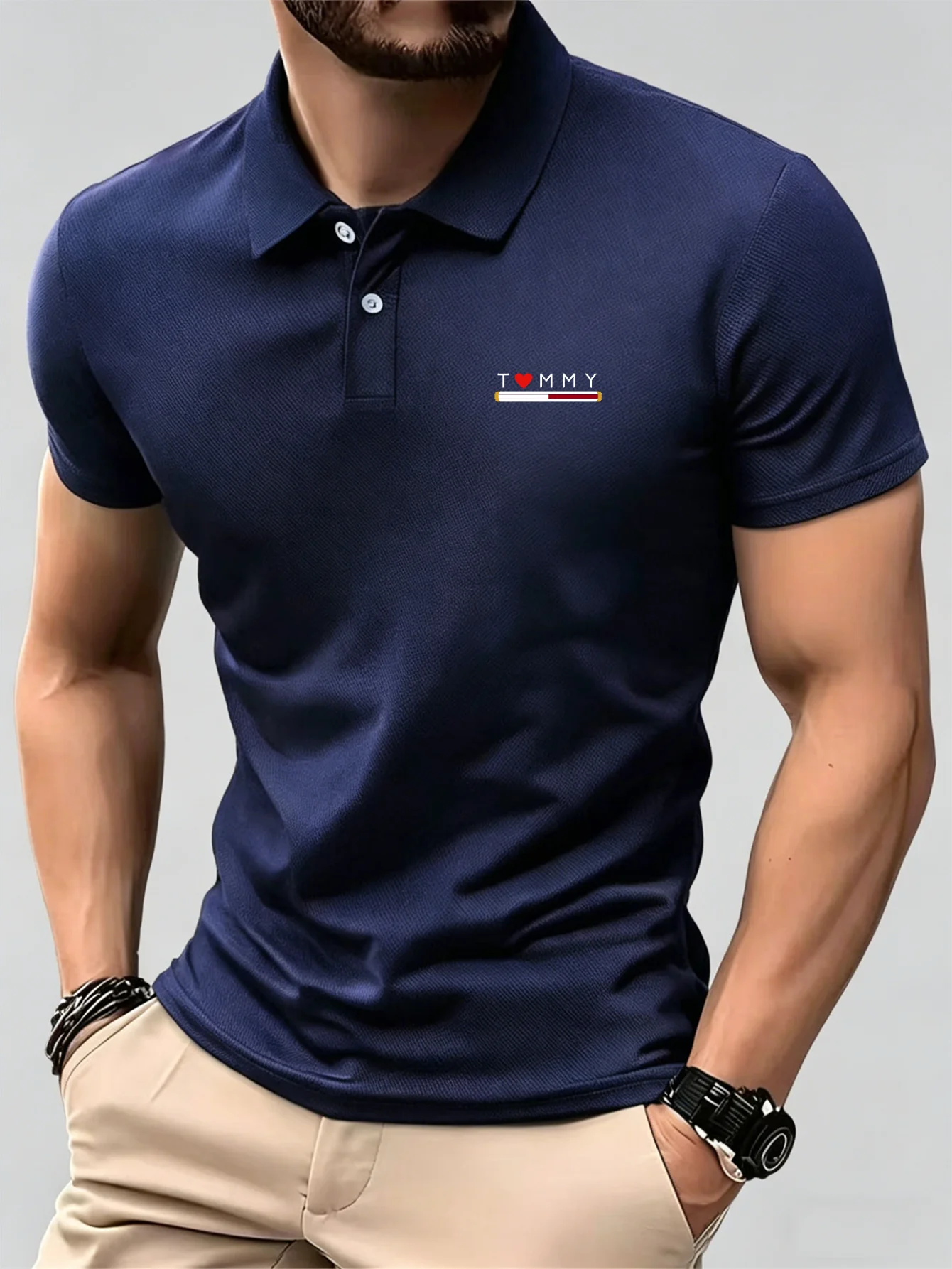 New Breathable Short Sleeve Bu - Men'S Used Formal Wear recension och pris