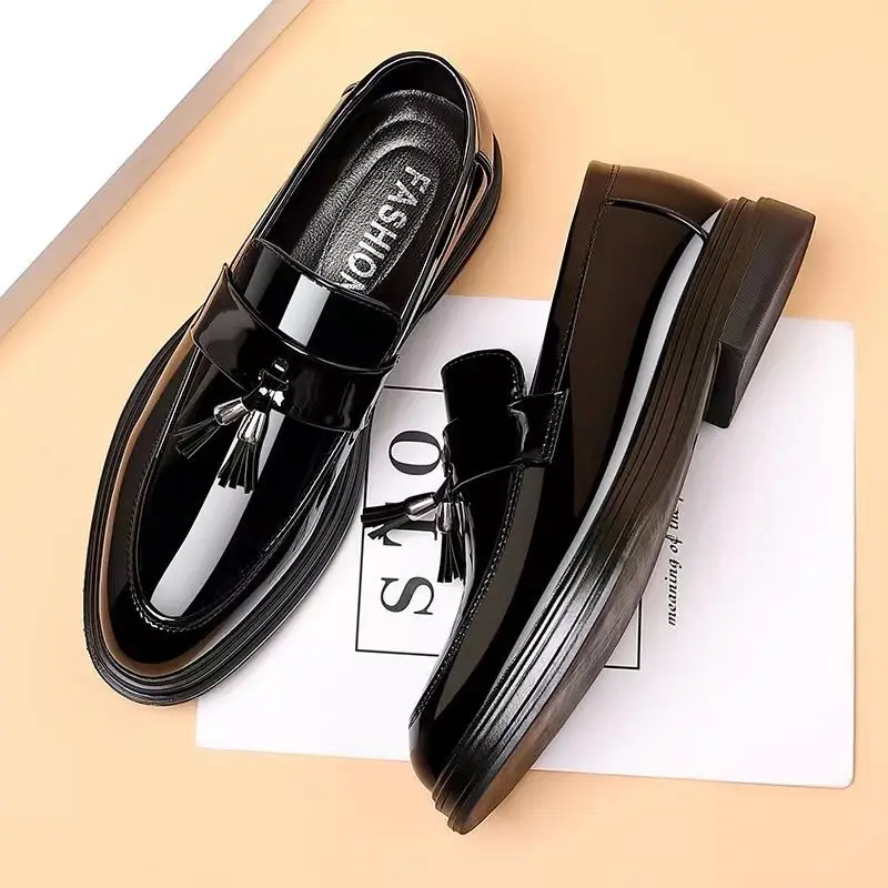 Black Social Shoe for Men Casu - Men'S Used Formal Wear recension och pris