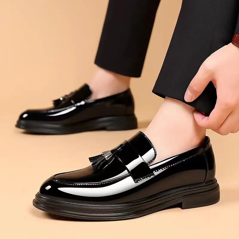 Black Social Shoe for Men Casu - Men'S Used Formal Wear recension och pris