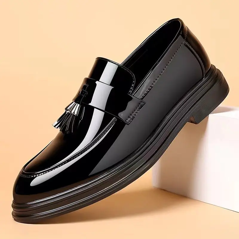 Black Social Shoe for Men Casu - Men'S Used Formal Wear recension och pris
