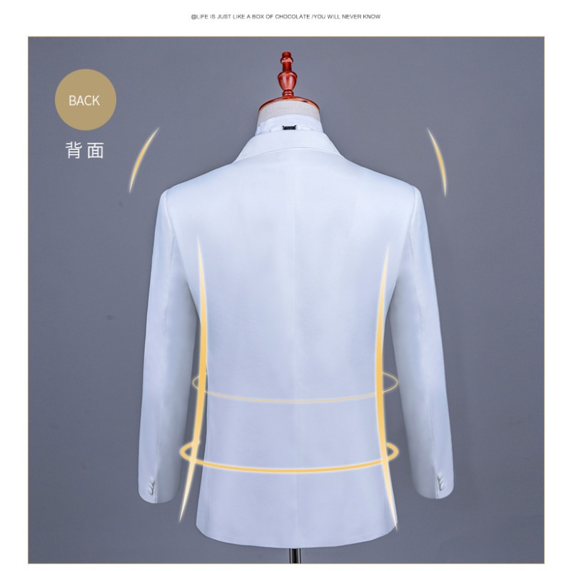 Men's Asian Size White Chinese - Asian Men Formal Wear recension och pris