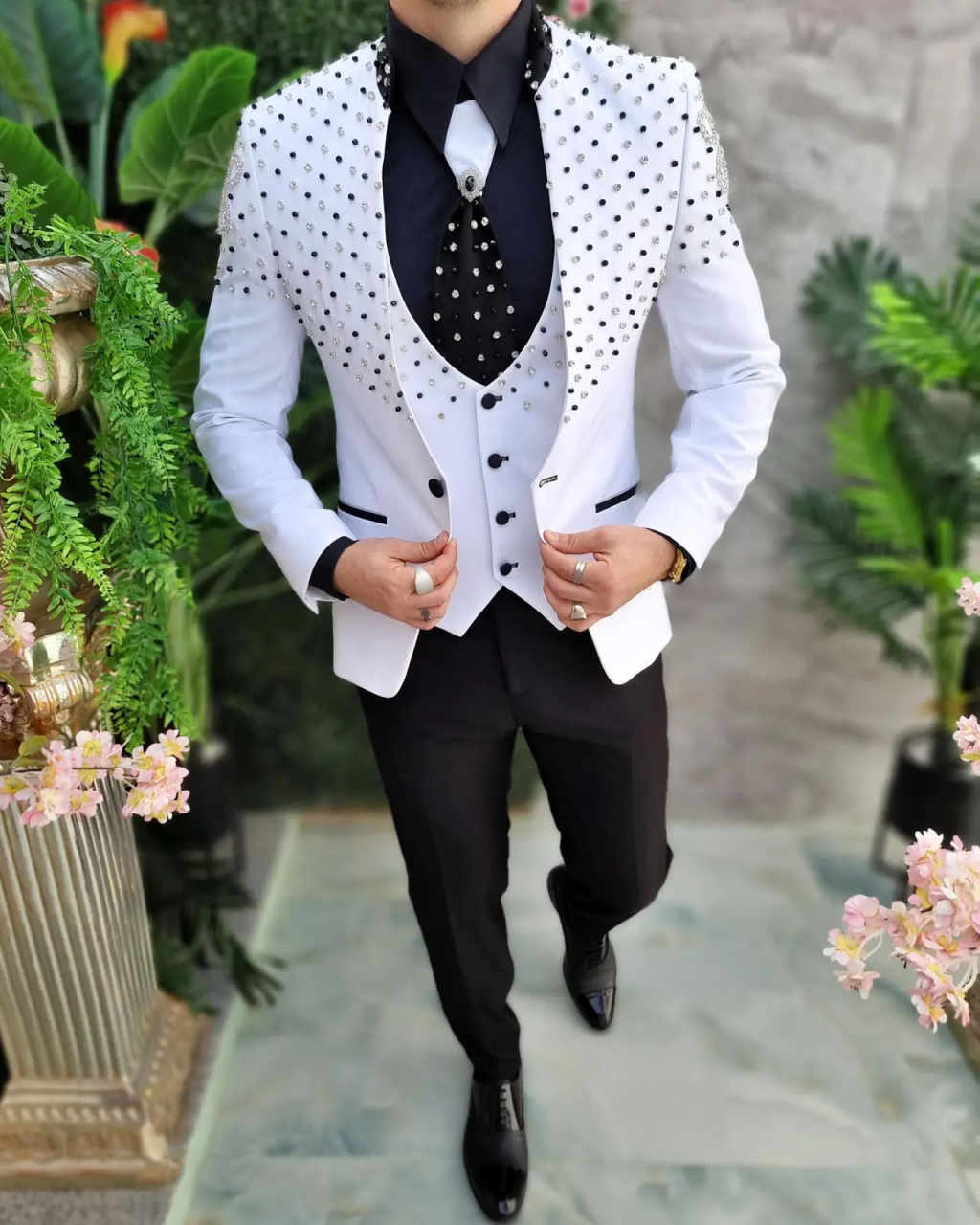 Elegant Diamond Mens Suits 2 P - Elegant Formal Men'S Wear recension och pris