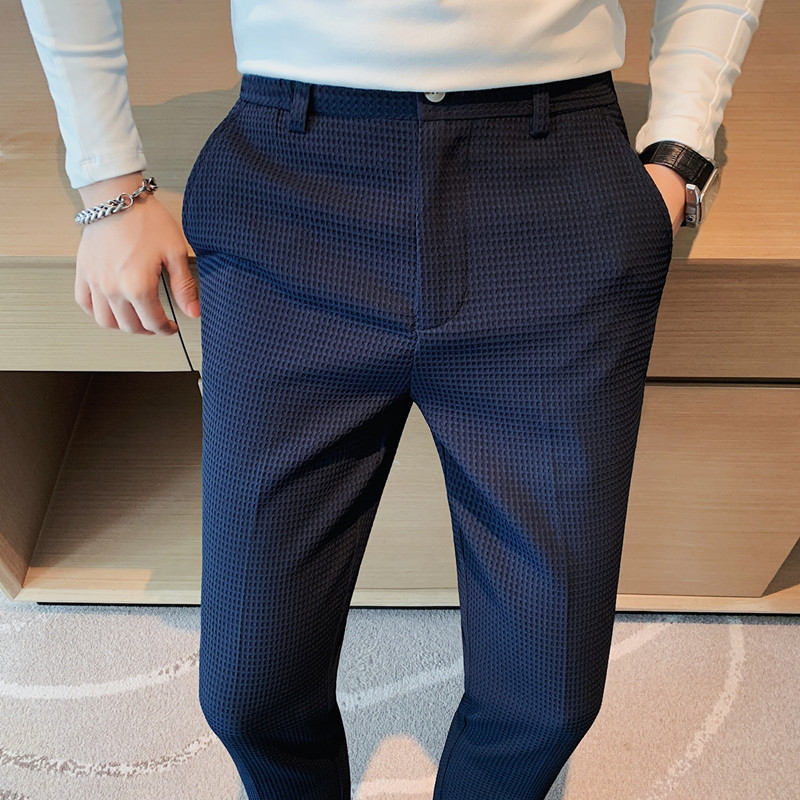 2024 Autumn New Waffle Stretch - Men'S Used Formal Wear recension och pris