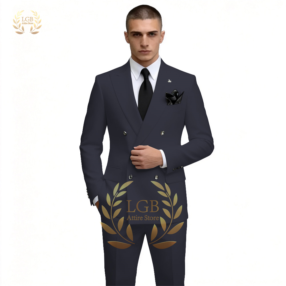 Men's White Double Breasted Su - Men'S Formal Evening Wear recension och pris