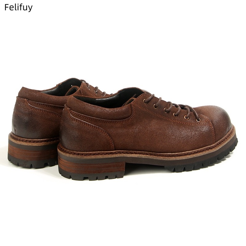 Retro Cowhide Mens Casual Busi - Men Formal Wear Shoes recension och pris