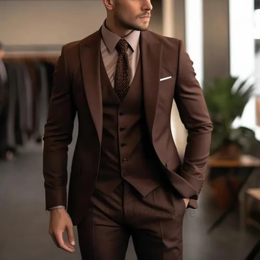 3-Piece Blazer Vest Pant Men's - Elegant Formal Men'S Wear recension och pris