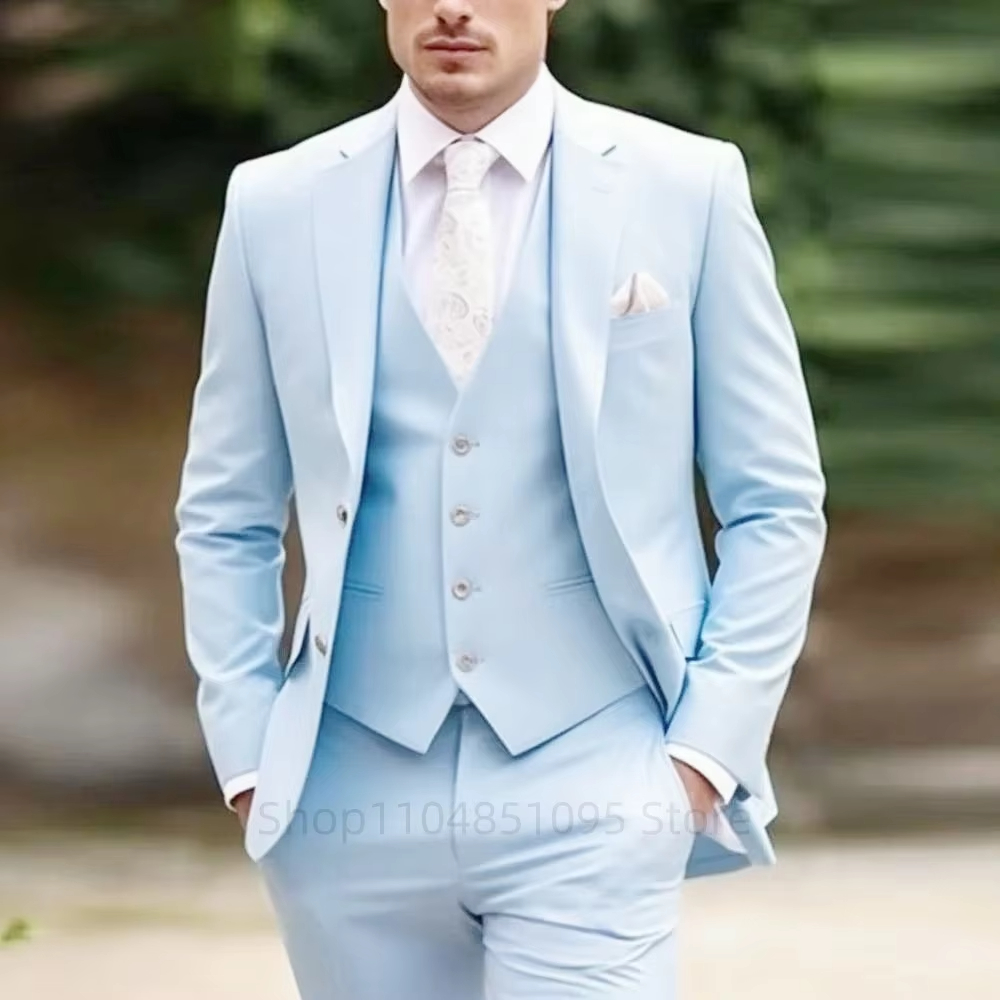 3-Piece Blazer Vest Pant Men's - Elegant Formal Men'S Wear recension och pris