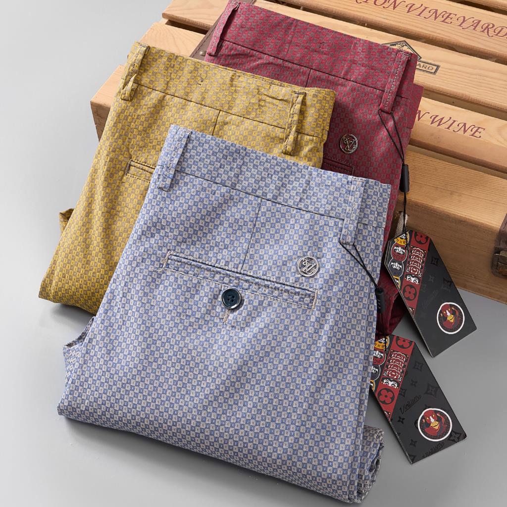 Plaid Casual Pants Men Korea F - Men'S Used Formal Wear recension och pris