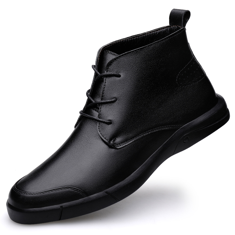 Famous Luxury Ankle Boots High - Men Formal Wear Shoes recension och pris