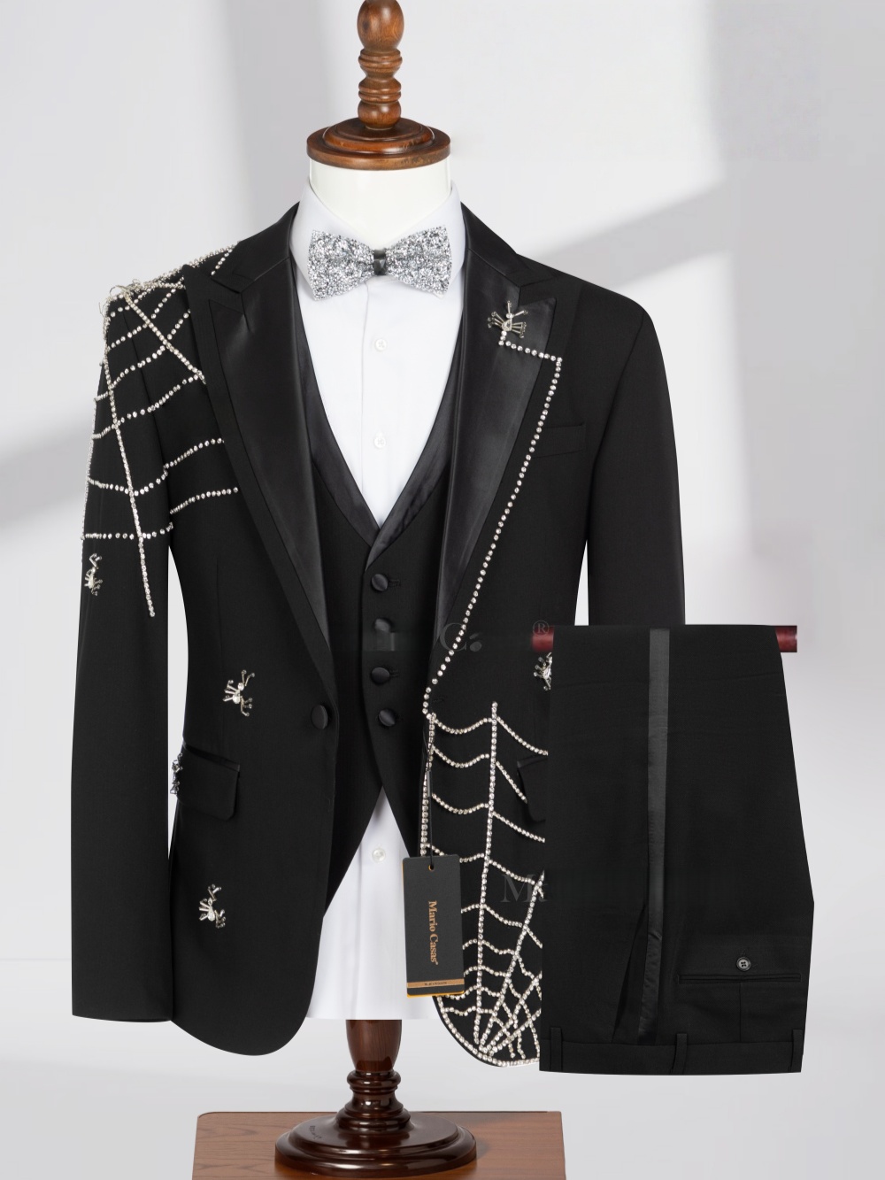 Chic Luxury Beaded Men's Suits - Elegant Formal Men'S Wear recension och pris