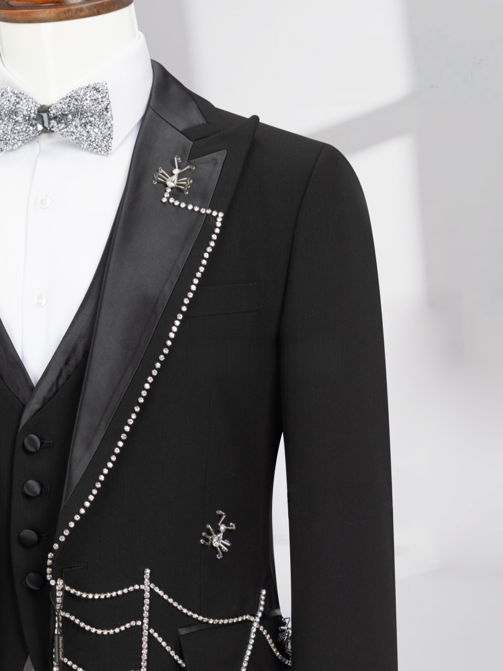 Chic Luxury Beaded Men's Suits - Elegant Formal Men'S Wear recension och pris