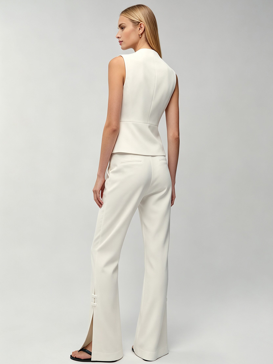LIMO Women White Chinese Frog  - Men'S Used Formal Wear recension och pris