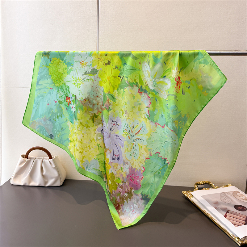 70*70cm Square Silk Scarf for  - Silk Tie Woven recension och pris